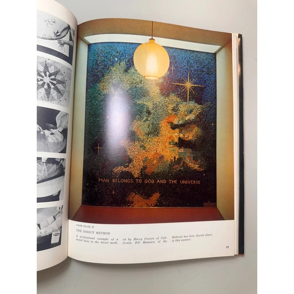 Mosaics Principles and Practice Joseph Young Reinhold Vintage Hardcover Book
